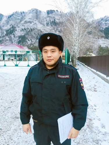 Участковый уполномоченный полиции Амыр Владимирович Кадыев